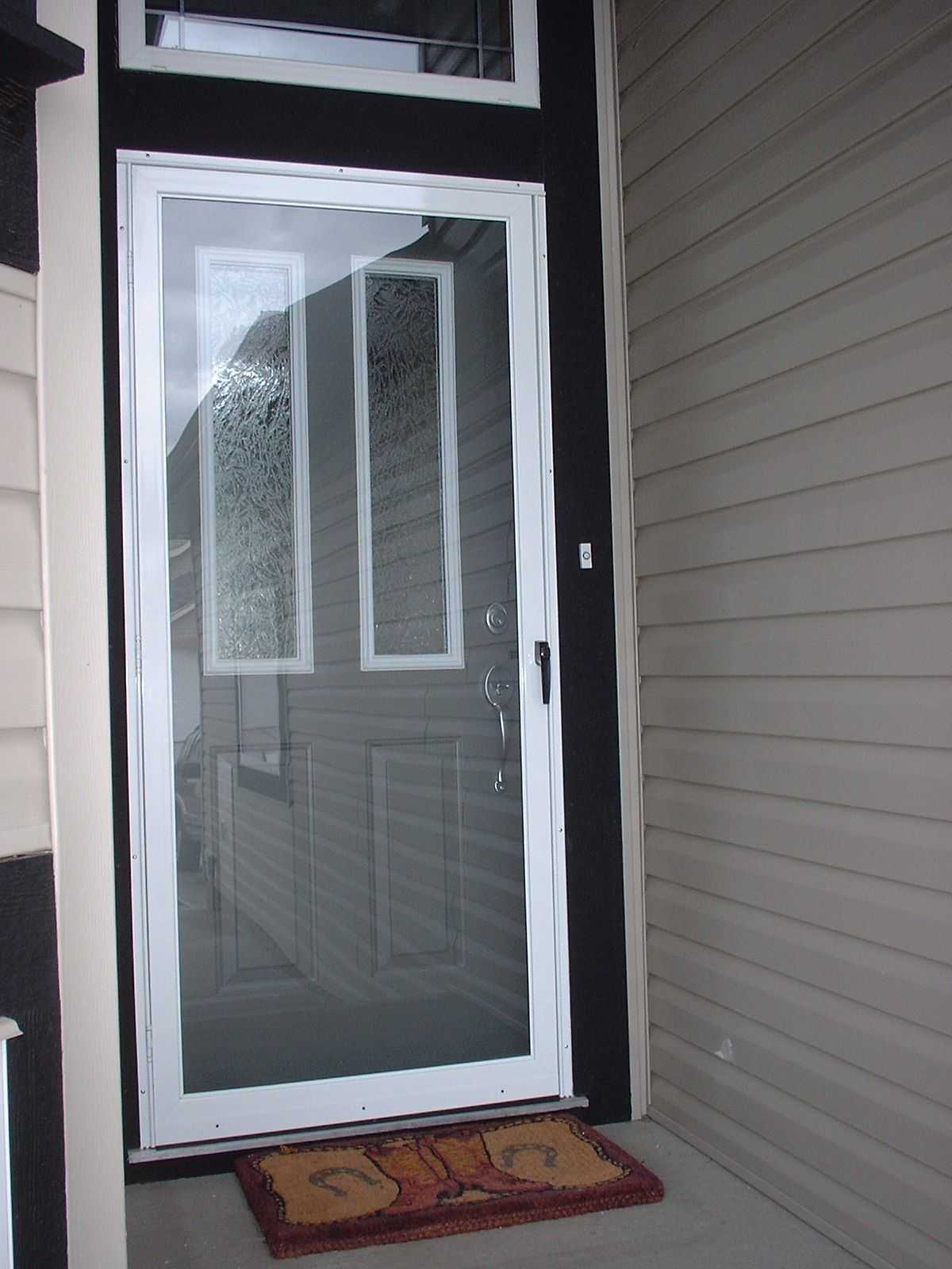 types of storm doors calgary