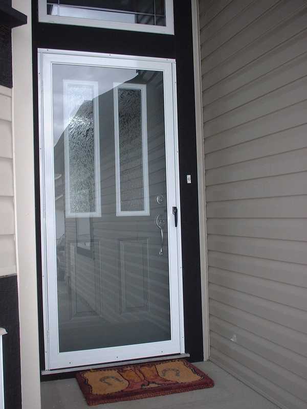 Storm Doors Calgary Installation Services KLAAD Glass Ltd.